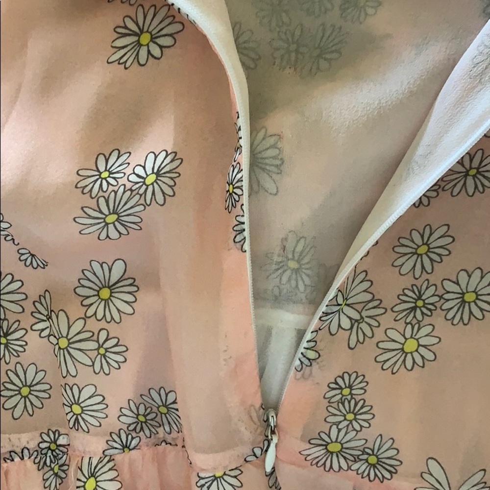 Macgraw pink sheer floral pink maxi dress - Picture 11 of 14